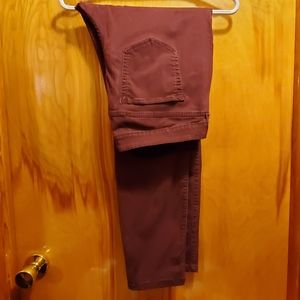 a.n.a. wine/burgundy jegging